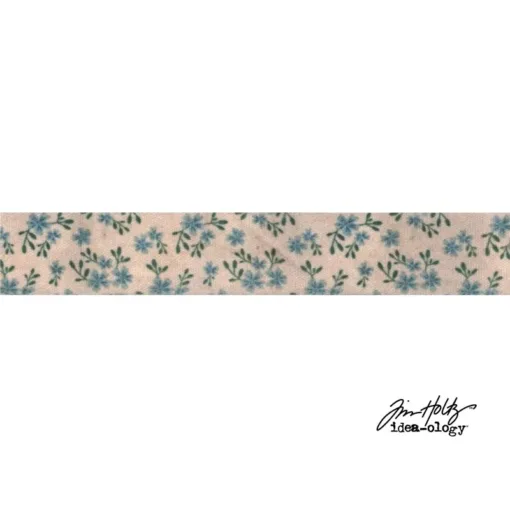 Advantus Idea-ology Linen Tape Agenda Tiny Flowers by Tim Holtz